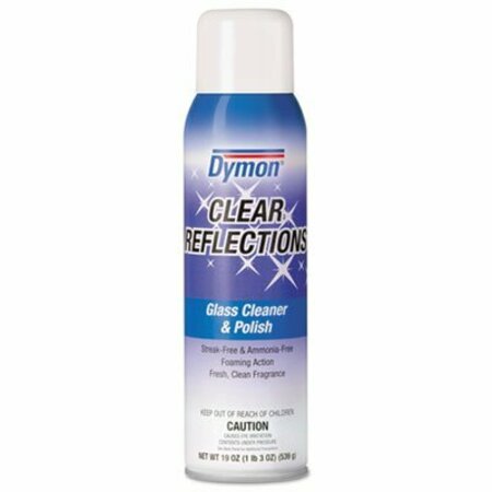 DYMON Dymon, Clear Reflections Mirror & Glass Cleaner, 20 Oz, Aerosol, 12PK 38520